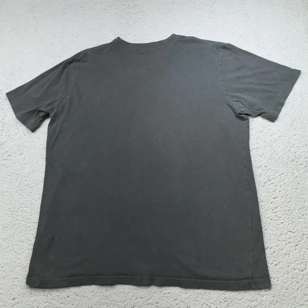 The North Face Shirt Mens Large Black Standard Fit Big Logo‎ Graphic T-Shirt Tee
